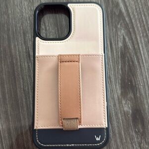 12 Pro Max case. Card pocket and hand strap.